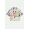 BRIXTON košela - Silky S/S Bowling Button Down Multi Color Bandana (MULBD) veľkosť: M