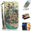 Peňaženkové 3D puzdro na LG K61 - Zoo
