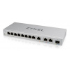 Zyxel XGS1250-12 v2, 12-Port Gigabit webmanaged Desktop Switch with 8 port 1G + 3-Port MultiGig 1/2.5/5/10G + 1-Port SFP XGS1250-12-ZZ0102F