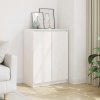 zahrada-XL Bočná skrinka biela 60x36x84 cm borovicový masív 808109
