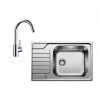 Blanco Set drezu Dinas XL 6 S Compact a batérie Mida, nerezová/chróm SET 05-D 25 MIDA