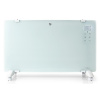 NEDIS NEDIS Wi-Fi chytré konvekčné výhrevné teleso / termostat / sklenený predný panel / IP24 / výkon 2000 W / biele