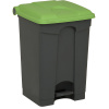 Pedálový/nášľapný zberač odpadkov ,objem 45 l, š x v x h 410 x 600 x 400 mm EUROKRAFTbasic