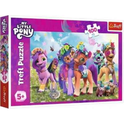 TREFL - Puzzle 100 dielikov - Zábavné poníky / Hasbro, My Little Pony