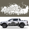 Šablóna na maľovanie auta PUNISHER LEBKA OFF ROAD 94x195cm