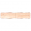 vidaXL Stolová doska 200x40x(2-6) cm, neošetrený masív, živé hrany - Hnedá - 90248-44537