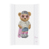 CEBA BABY Prebaľovacia podložka 2-hranná s pevnou doskou (50x70) Comfort Fluffy Puffy Lea