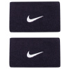 Potítko Nike Swoosh Double-Wide Wristbands - Čierny, Modrý