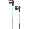 Dámske lyžiarske palice Leki Artena Airfoil 3D - dark anthracite/light turquoise/white 110 čierna,tyrkysová 2024/25