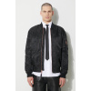 Bunda Alpha Industries MA-1 VF pánska, čierna farba, prechodná, 156101