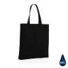 Taška Impact z recyklovanej bavlny AWARE™ (145 g/m2) so širokým dnom , Black Farba: Black