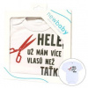 NEW BABY Body s potlačou New Baby Více vlasů než taťka