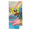 Plážová osuška na kúpanie na pláži Spongebob špongia 70x140
