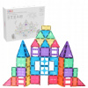 MNTL Magnetické stavebné kocky Zámok, Dúha, 108 dielikov