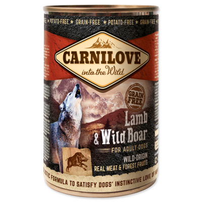 CARNILOVE WILD MEAT LAMB & WILD BOAR 400G (294-111196)