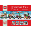Chronicle Books Puzzle LEGO® Vianočné puzzle vlak 4x100 dielikov