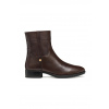 Kožené členkové topánky Geox D FELICITY bordová farba, na plochom podpätku, D56G1A 00043 C6006 D56G1A.00043.C6006 EUR 40