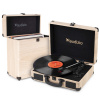 Audizio RP116LW gramofón s kufríkom na platne - LP prehrávač s reproduktormi - Bluetooth vstup/výstup - Vzhľad dreva