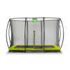 EXIT Silueta nadzemná záhradná trampolína 214x305cm s ochrannou sieťou - zelená