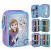 Trojité školské puzdro na tužky Disney - Frozen: Sestry Elza a Anna