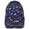 Školská taška, batoh - batoh pre mládež BackUP 26 L Koňe