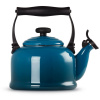 Le Creuset kanvica, čajník, tradičný 2,1 l modro - zelená