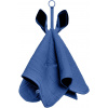 BIBS Kangaroo maznáčik z BIO bavlny - Cornflower