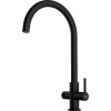 FRANKE Lina Clear Water 2.0 FC 3080.031 páková drezová batéria s filtráciou (bez filtra), 1jet, výška výtoku 272 mm, matná čierna, 120.0730.807