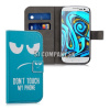 Kožený obal Samsung Galaxy S3 – Wallet Don´t Touch – modrá