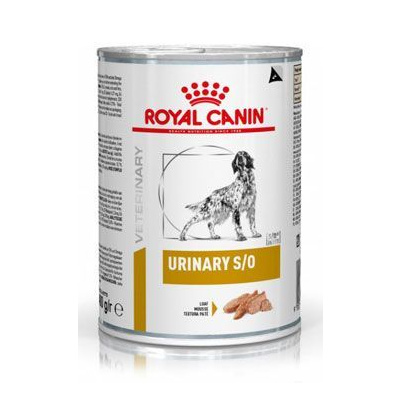 Royal Canin Veterinary Royal Canin VD Canine Urinary S/O 410g konzerva