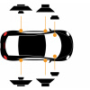 Predné a zadné reproduktory Focal pre Volkswagen Up (2011->)