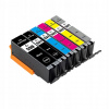 Atrament pre Canon Pixma PGI-530 XL CLI-531XL TS8750 TS8751 sada náhradných dielov