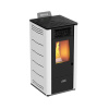 Kachle edilkamin Artel Easy S biela oceľ 6,9kw