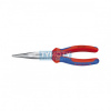 KNIPEX 26 12 200 Polguľaté úzke ploché kliešte s čepieľkami, viaczložkové návleky, fosfátované