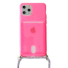 TopQ Puzdro STRAP Fluo pre Iphone 12/12 Pro Pink