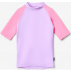 Dětské triko UNUO s UV ochranou 50+, Lila Velikost: 110/116