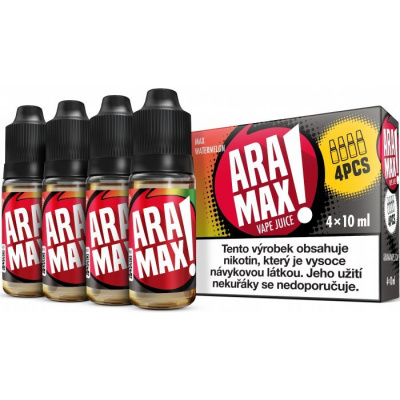 Aramax 4Pack Max Watermelon 4 x 10 ml 12 mg