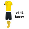 Futbalová sada Joma Academy s krátkym rukávom pre mužstvo, od 12 kusov, žltá / ?ierna počet ks v sade: 25 hráčskych setov