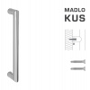 MPkovania FT - MADLO kód K02 Ø 25 mm ST ks Rozteč madla: 200 mm, Rozmer profilu madla: Ø 25 mm, Dĺžka: 225 mm