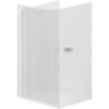 CERANO - Sprchová zástena Walk-in Crystal Ľ/P - 8 mm - bezvzperový systém - chróm, ryhované sklo - 160x200 cm
