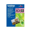 Brother Photo Matt Paper, foto papier, matný, biely, A3, 145 g/m2, 25 ks, BP60MA3, atramentový