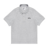Slazenger Plain Polo Shirt Junior Grey Marl 7-8 Years