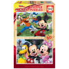 Drevené puzzle Mickey&Friends Educa 2x50 dielov od 5 rokov