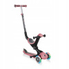 Kolobežka 3v1 Globber GO-UP Deluxe Lights ružová