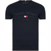 T-tričko Tommy Hilfiger Tričko Čierne retro logo (T-tričko Tommy Hilfiger Tričko Čierne retro logo)