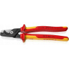 Nožnice na strihanie káblov Cu a Al StepCut XL KNIPEX 95 18 225