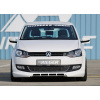 Rieger tuning spojler s rebrovaním určený pod originálny predný nárazník vozidla Volkswagen Polo VI (6R) 3/5-dvere. pred faceliftom, r.v. od 04 / 09-01 / 14