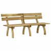 Záhradná lavica, lavička - Vidaxl Garden Bench, 132 cm, kov, staroveký (Vidaxl Garden Bench, 132 cm, kov, staroveký)