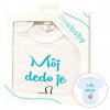 NEW BABY Body s potlačou New Baby Môj dedo je jednotka - darčekové balenie - 74