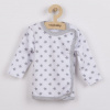 NEW BABY Dojčenská košieľka New Baby Classic II sivá s hviezdičkami - 62